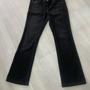 White House Black Market Flare Black Jeans